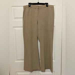 Lane Bryant Women’s trousers. Size 16 Tan
